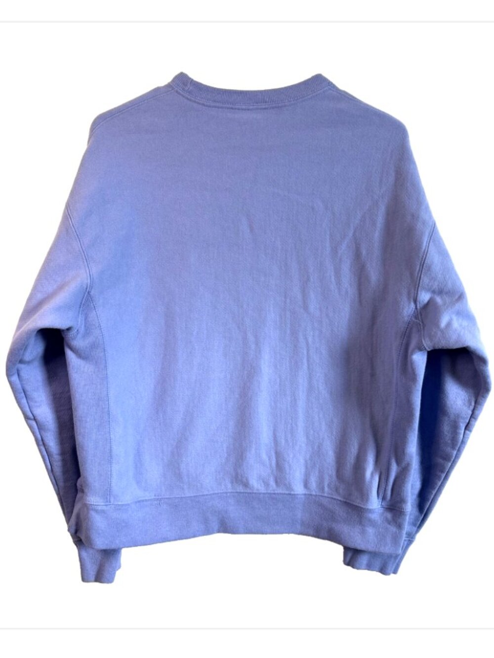 Vintage Champion Reverse Weave Crewneck Sweatshirt Women’s M Periwinkle Blue - Picture 3 of 5